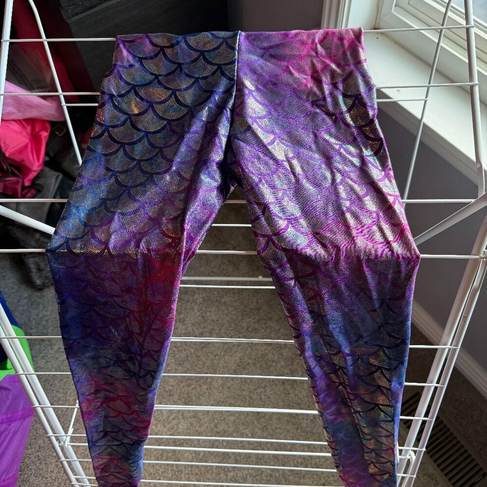 Mermaid Tie dye Leggings Blackmilk